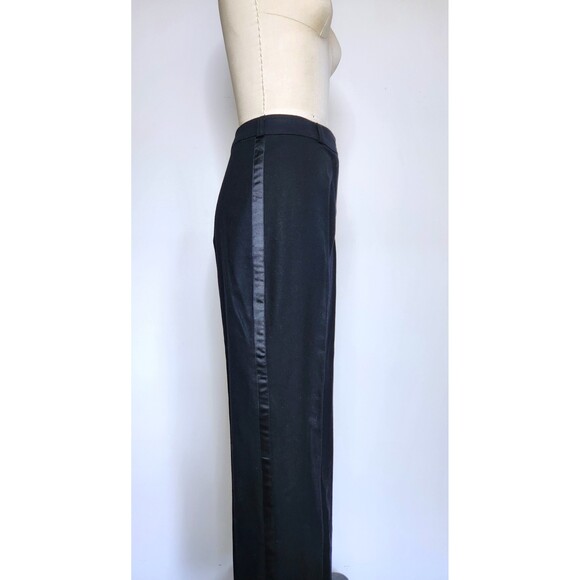 Vintage Black Wool Pants Christian Aujard - High Waisted Ankle Pants Wool XS - Picture 5 of 10